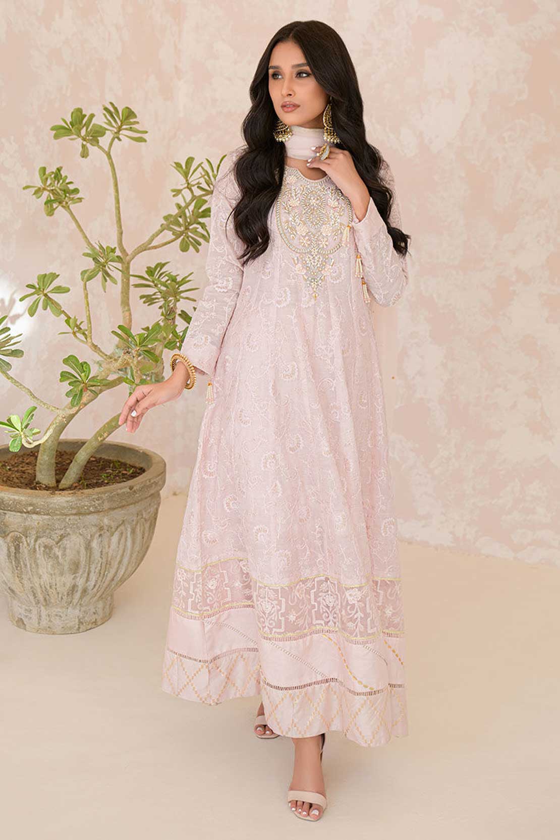 Pakistani designer outfit Phatyma Khan 2024 medium pink