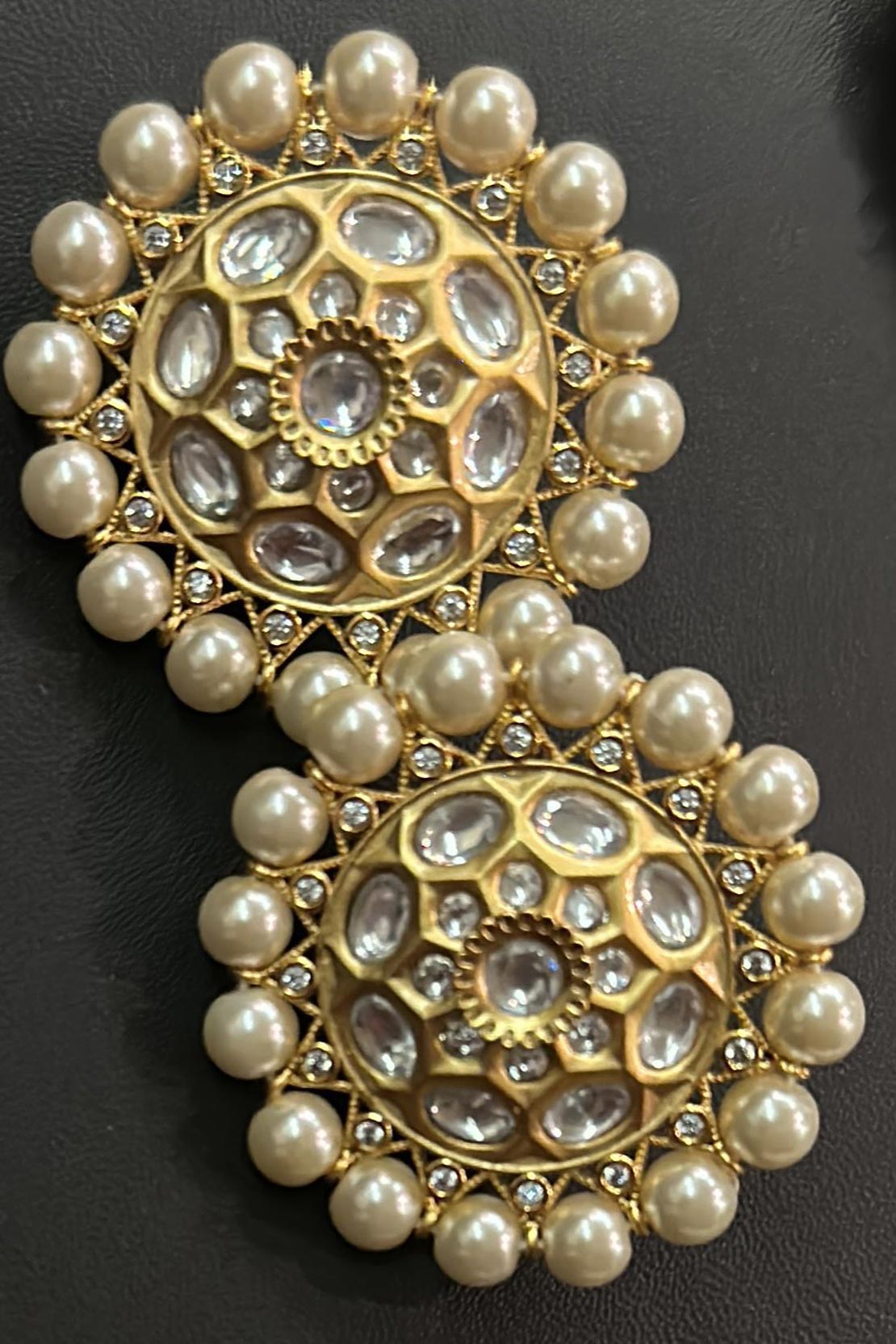 Kundan studs hot sale