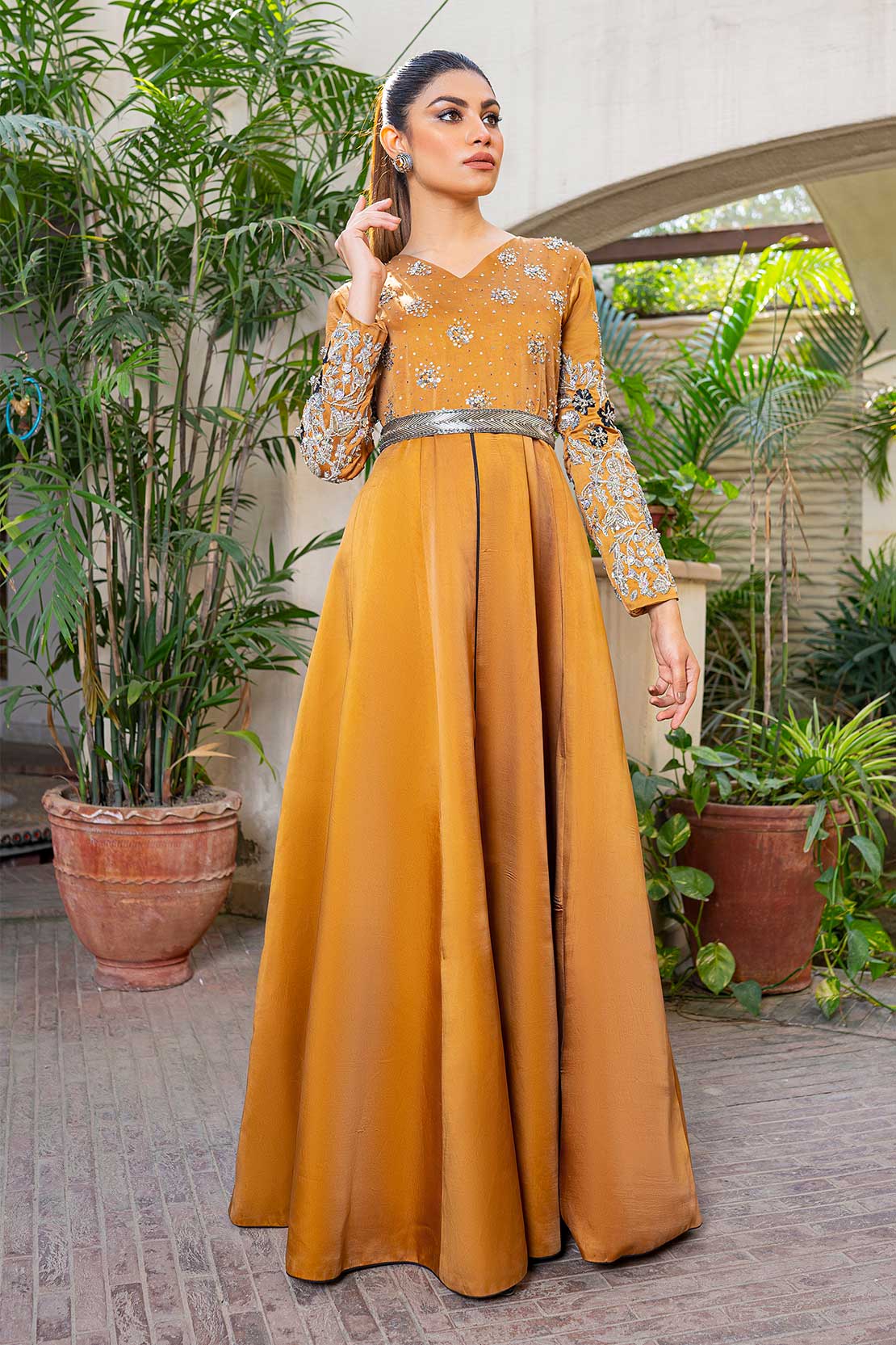 Shamoz silk frock sale