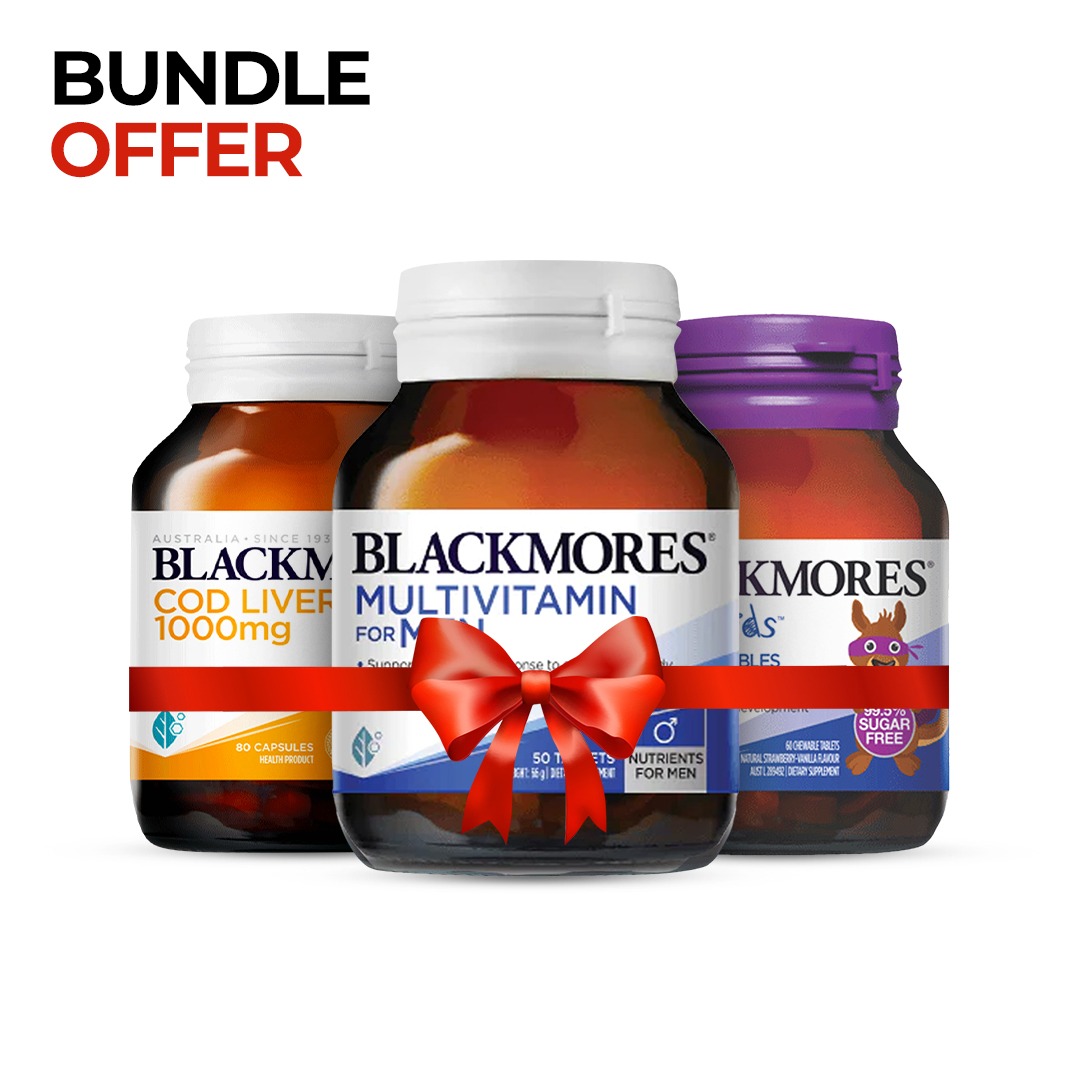 Bulk Pack Blackmores Men's Performance Multi + Cod Liver Oil