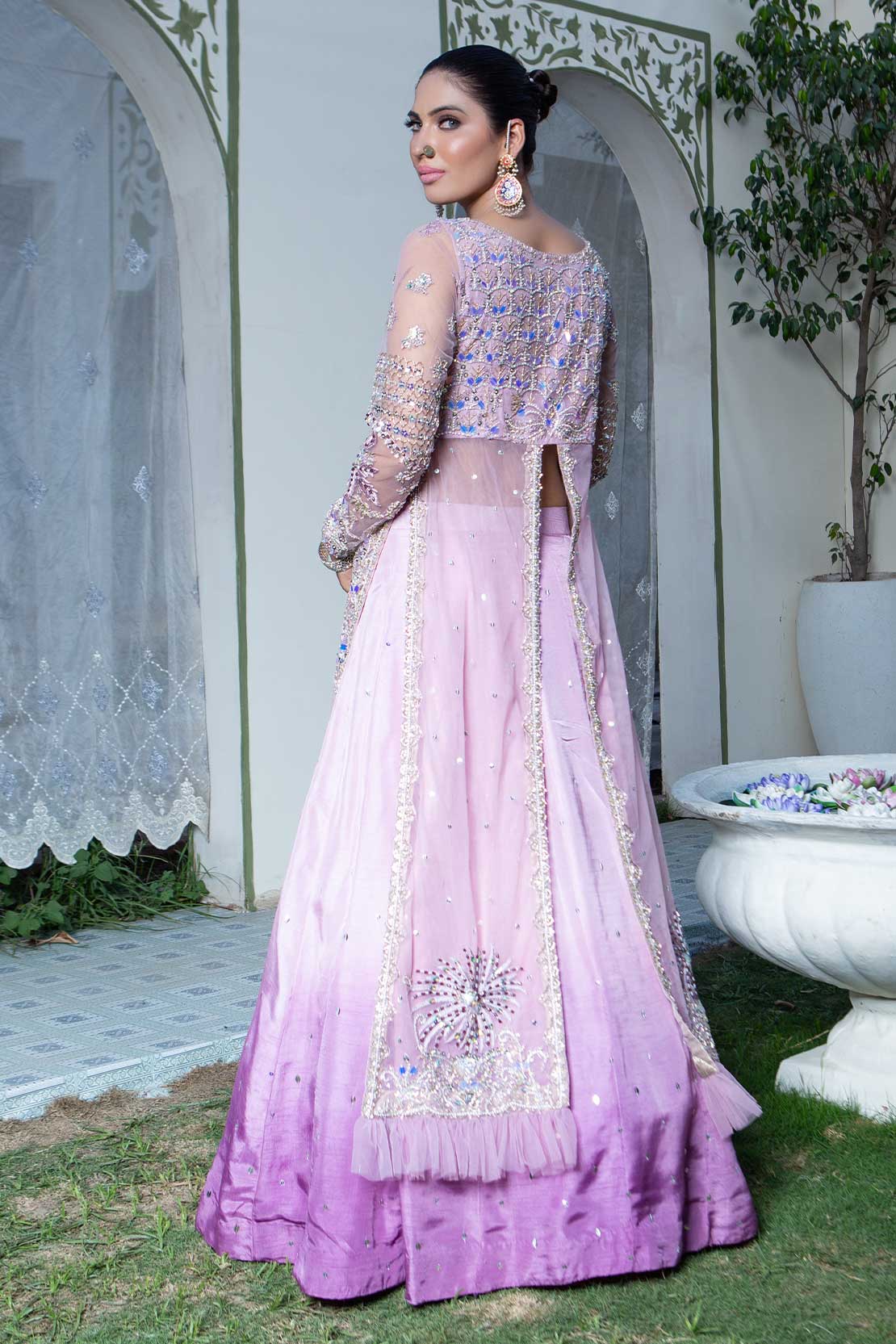 OMBRE LAVENDER SUMAIRA S COUTURE