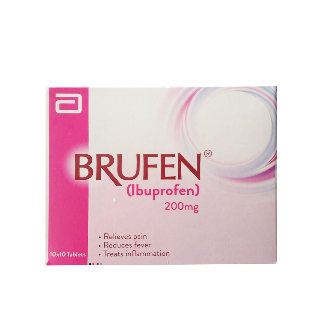 Buy Abbott Brufen (Ibuprofen) 200mg, 100 Ct Online in Pakistan My Vitamin Store Pain