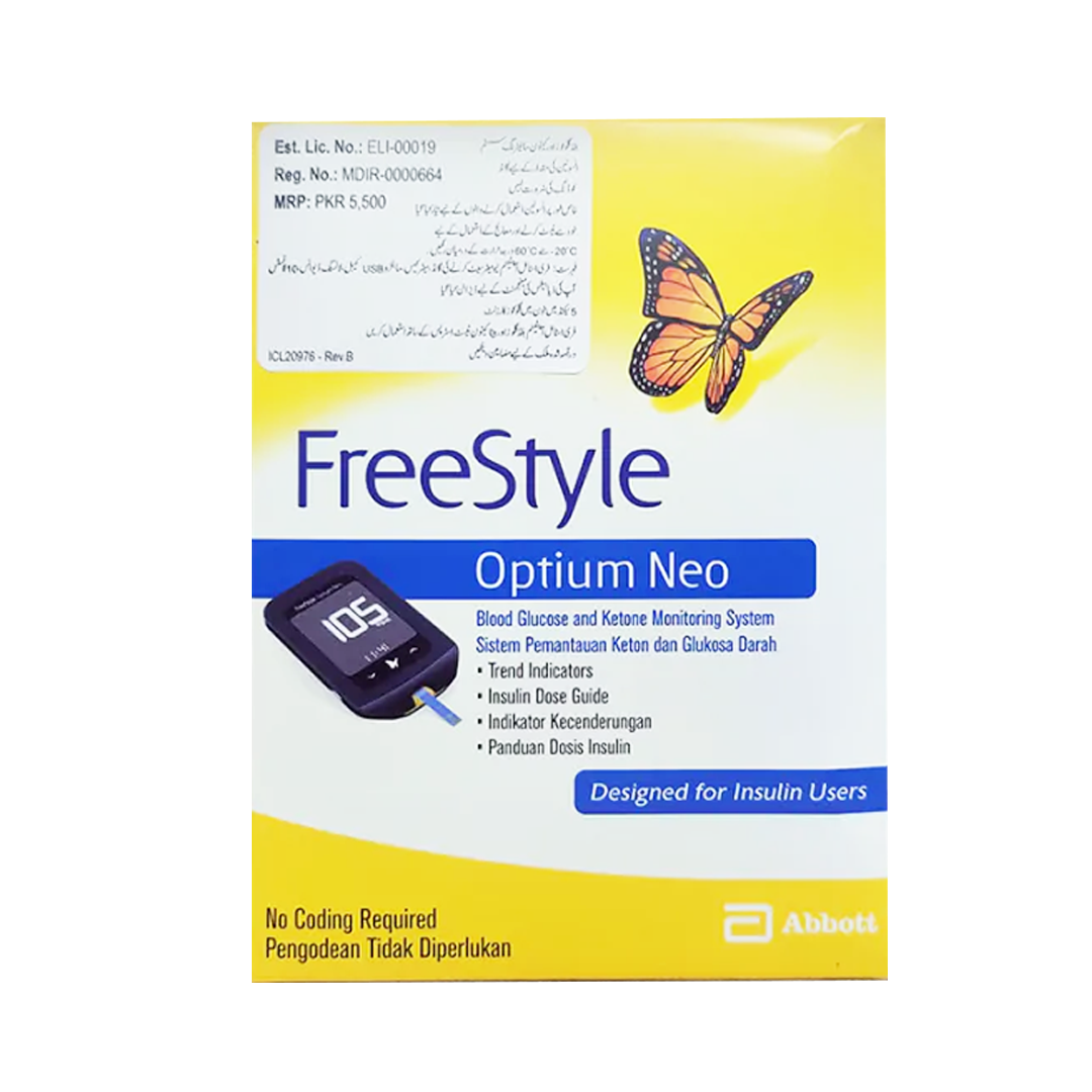 Buy Abbott FreeStyle Optium Neo Blood Glucose Monitoring System with 25