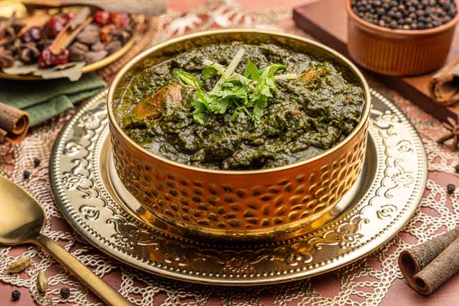 Alamgiri Palak Gosht