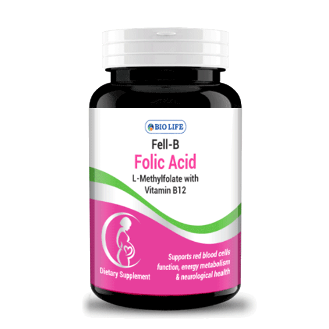 Buy Bio Life Fell-B (Folic Acid), 60 Ct Online In Pakistan | My Vitamin ...