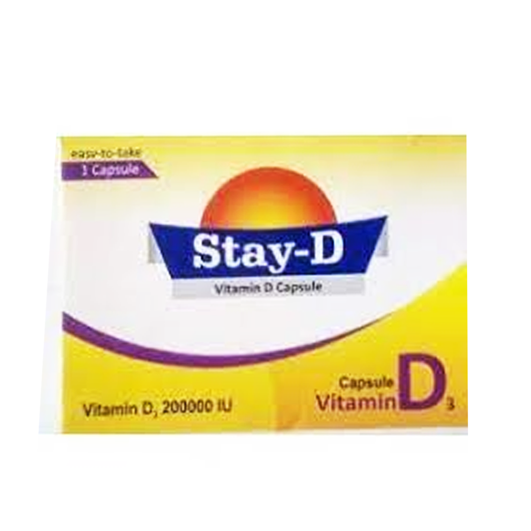 Buy Bio Life StayD (Vitamin D3 200,000 IU) Capsule for Stronger Bones