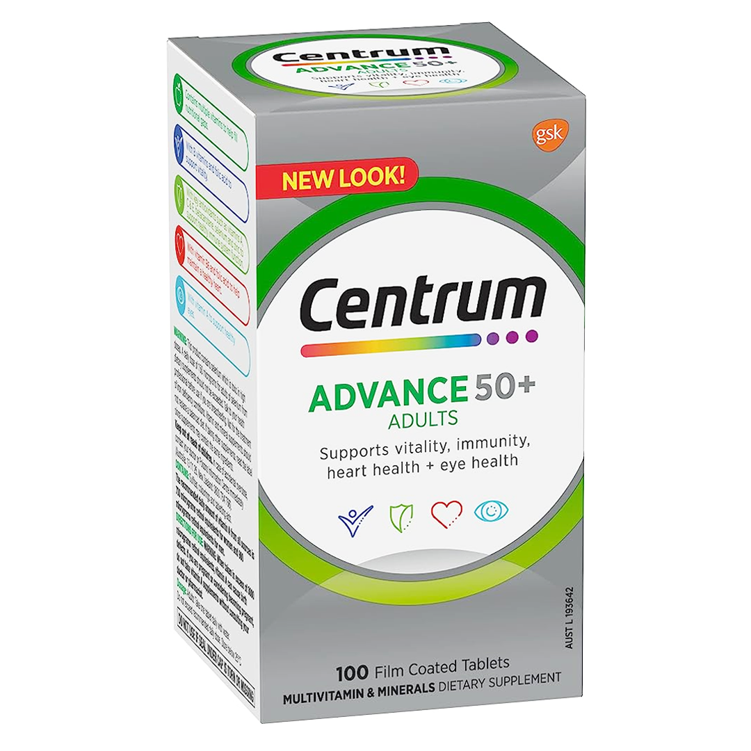 Buy Centrum Advance 50+ For Adults, 100 Ct Online in Pakistan My
