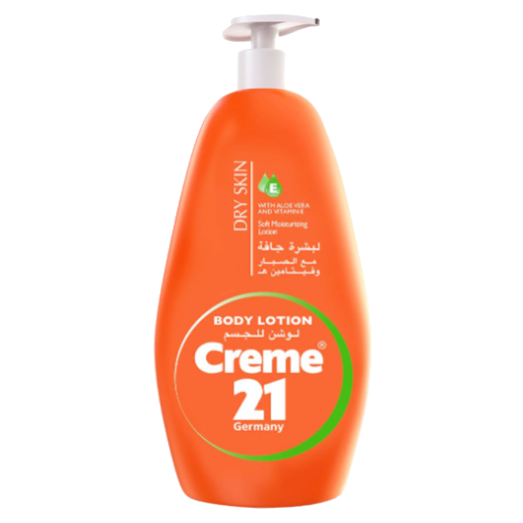 Buy Creme 21 Body Lotion With Aloe Vera & Vitamin E For Dry Skin, 600ml