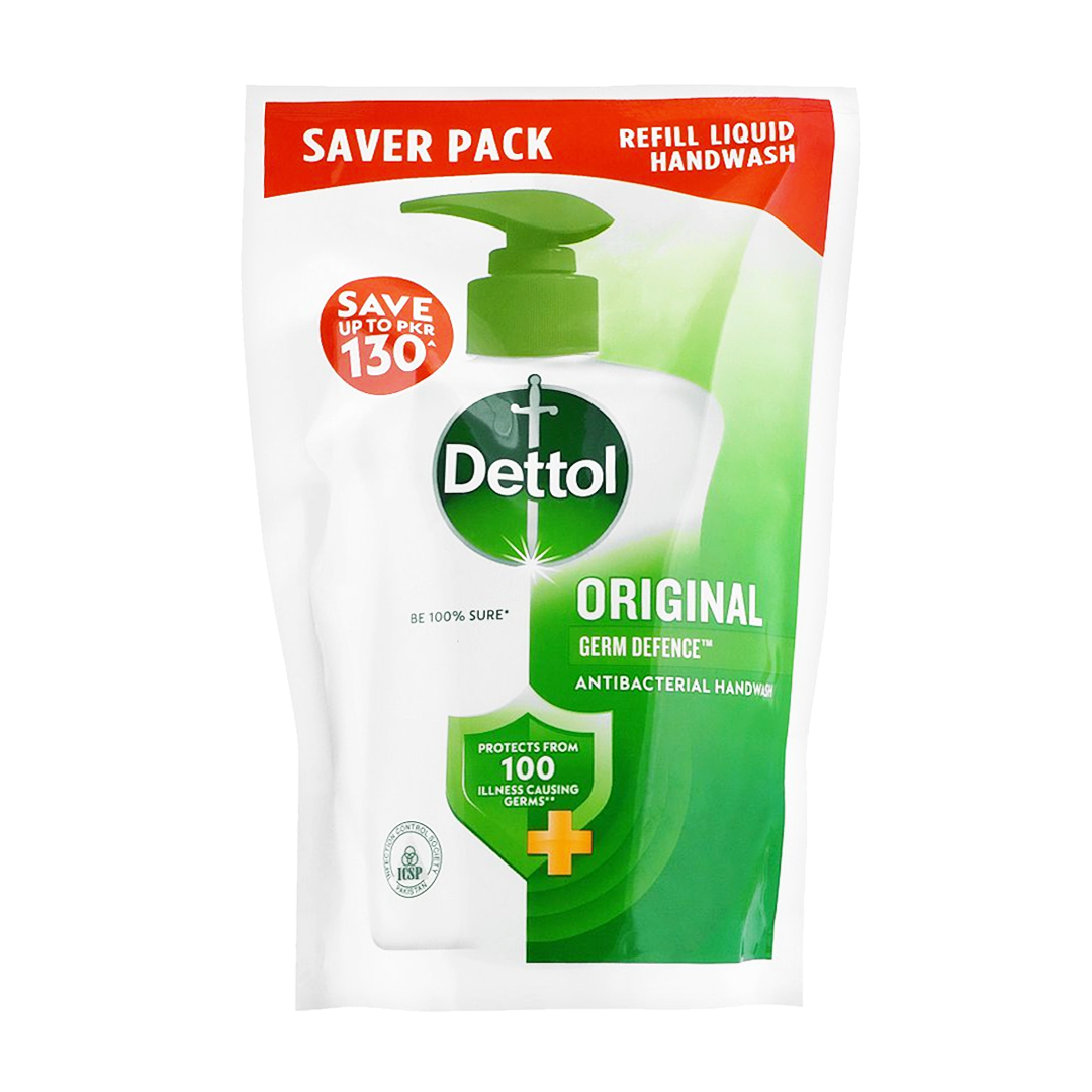 Buy Dettol Original Antibacterial Liquid Handwash Refill, 375ml Online