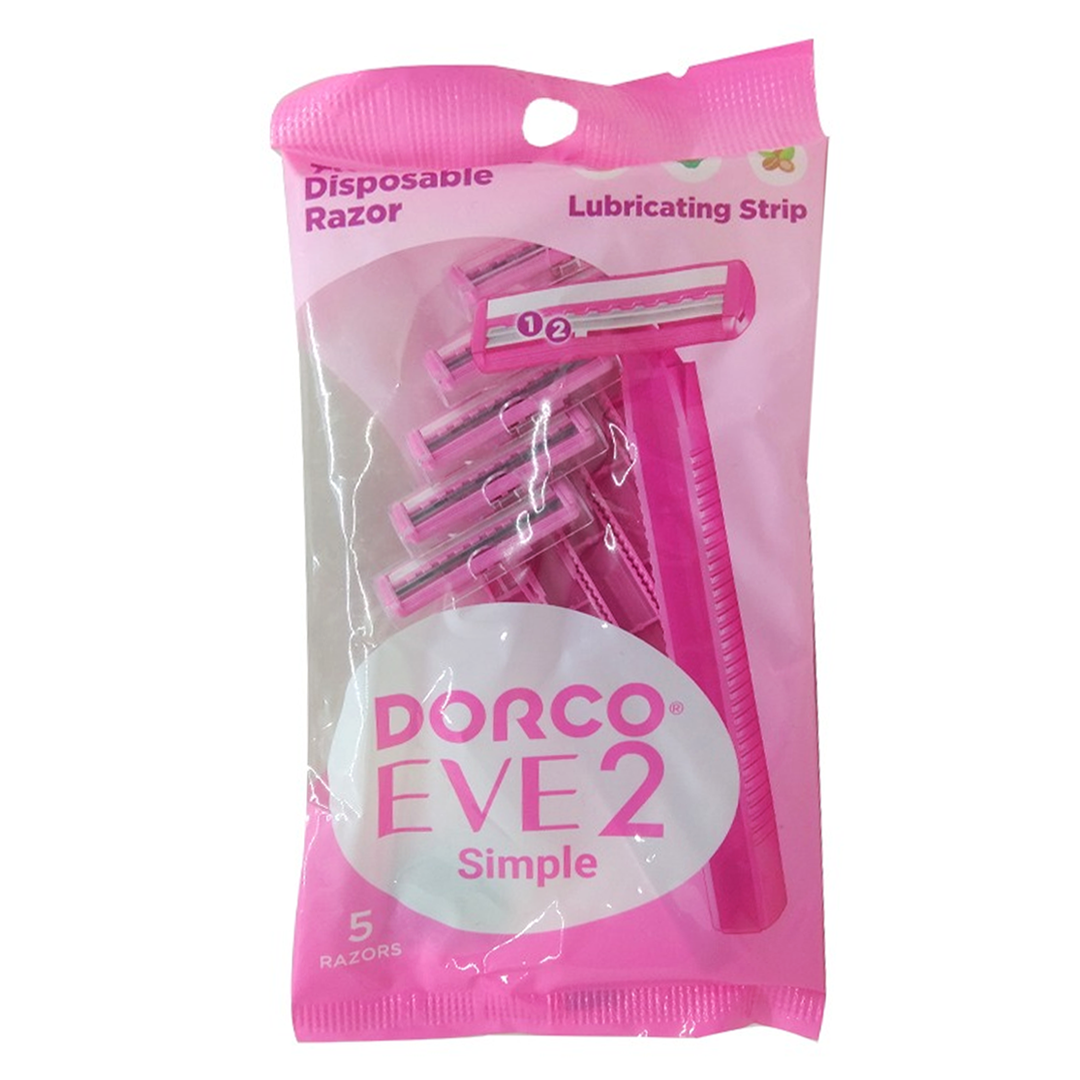 Buy Dorco Twin Blade Disposable Razor With Lubricating Strip For