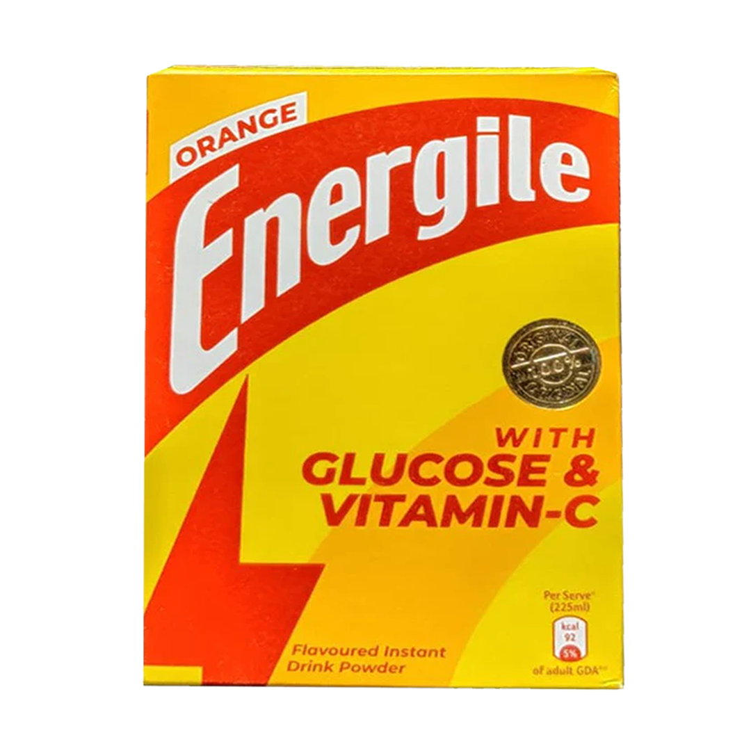Buy Energile Orange Energy Drink Powder with Glucose & Vitamin C, 400g