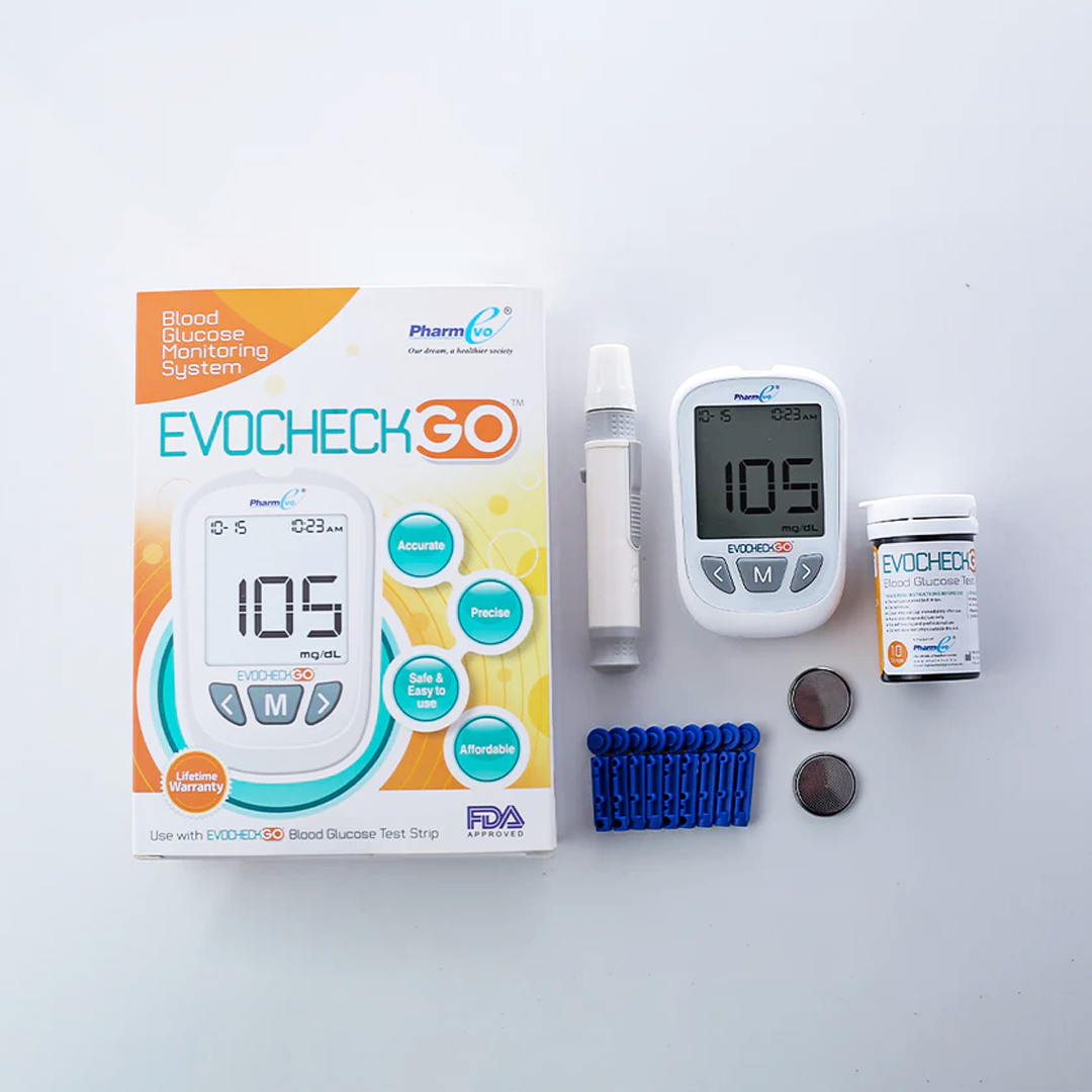 evo check blood glucose monitoring system