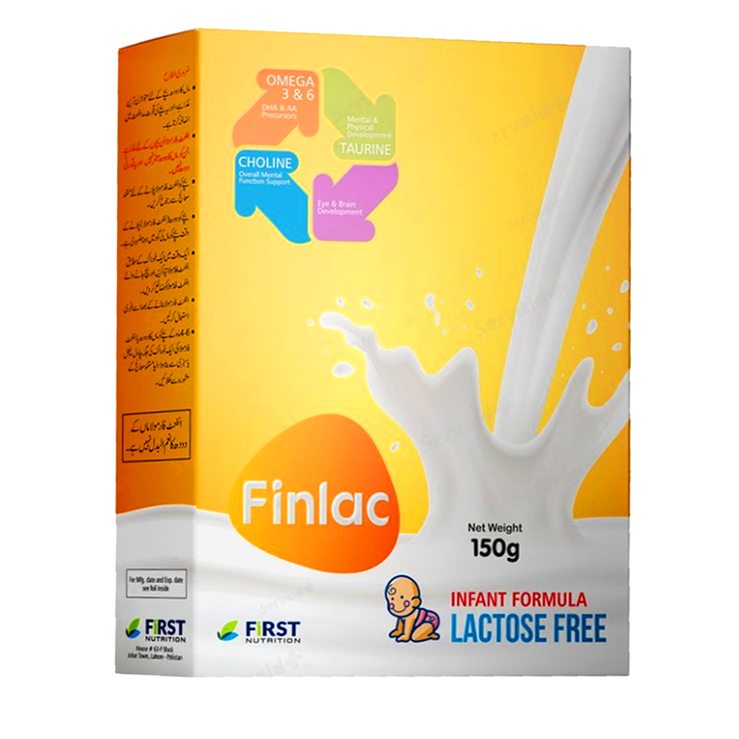 Buy Finlac Lactose Free Infant Formula, 150g ICU First Online in