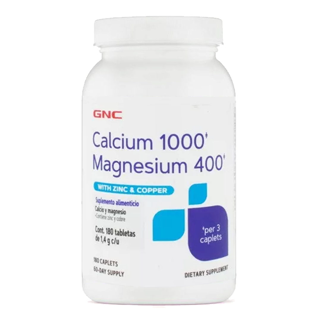 Buy GNC Calcium 1000 Magnesium 400, 180 Ct online in Pakistan My
