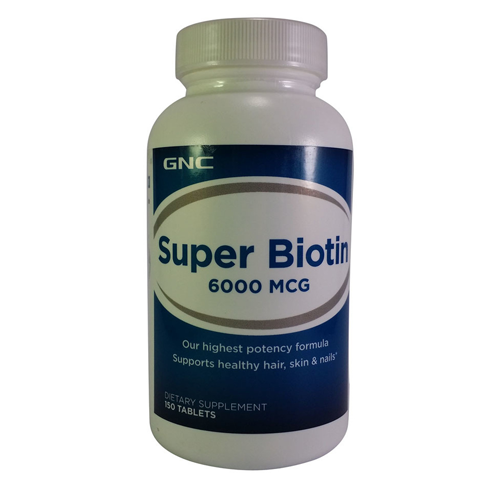 Buy GNC Super Biotin 6000 mcg for Hair Growth online in Pakistan My Vitamin Store Vitamins