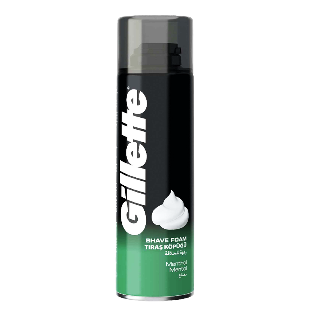 Buy Gillette Menthol Shave Foam, 200ml online in Pakistan My Vitamin