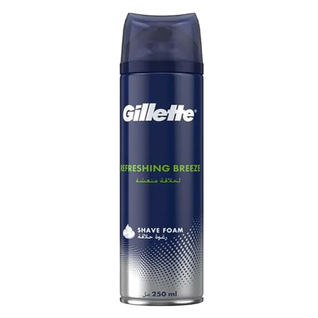 Buy Gillette Refreshing Breeze Shave Foam, 250ml online in Pakistan