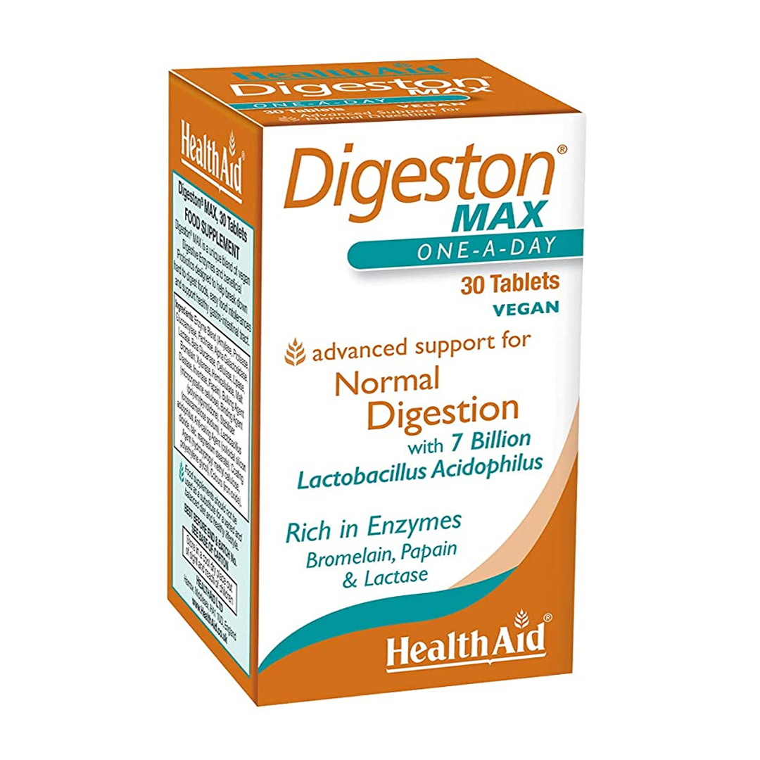 Buy HealthAid Digeston Max, 30 Ct Online in Pakistan My Vitamin Store