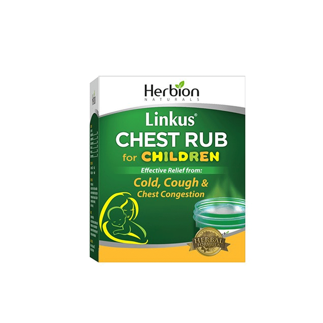 Buy Herbion Linkus Chest Rub For Children, 25g online in Pakistan My