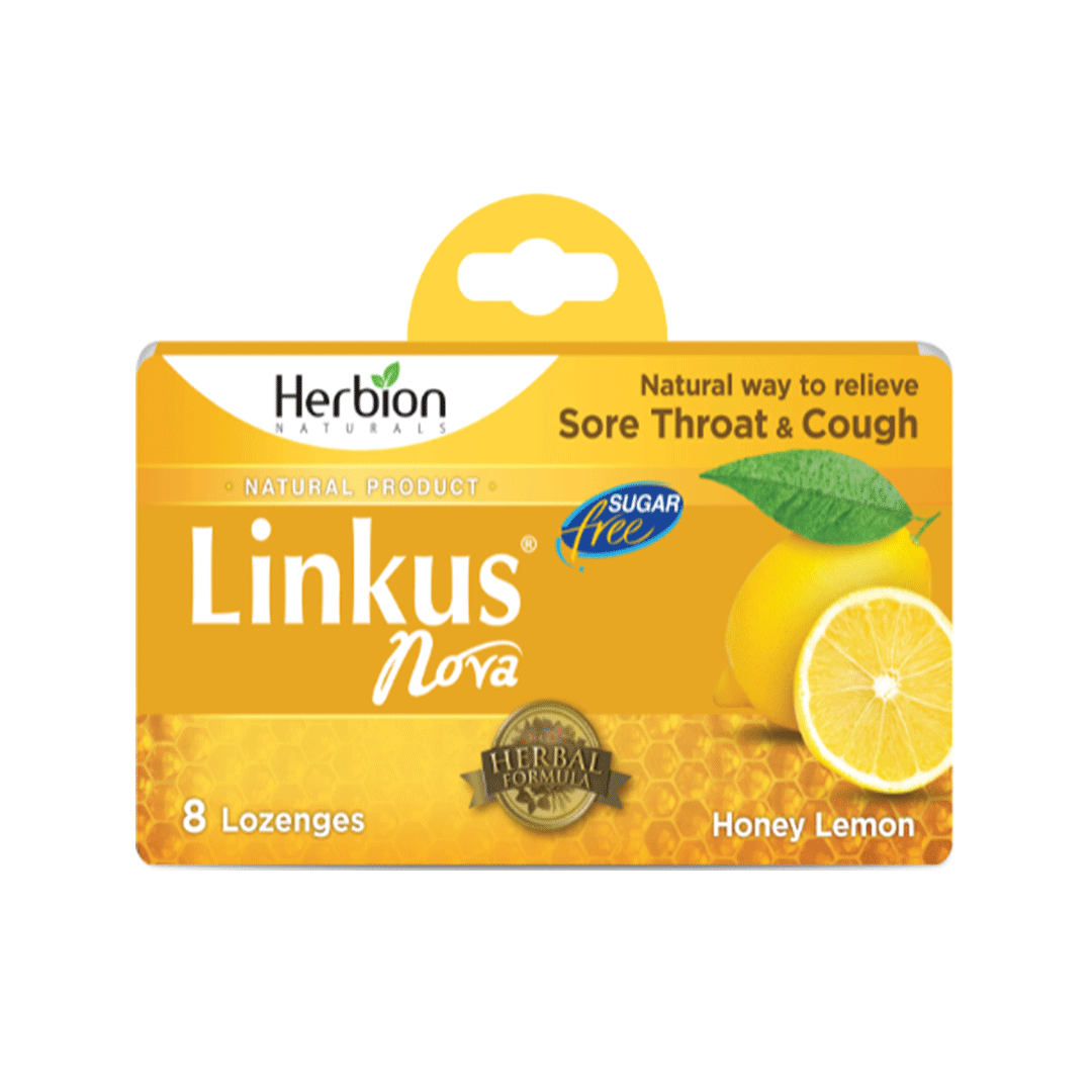 Buy Herbion Linkus Nova Sugar Free Honey Lemon Lozenges, 96 Ct online
