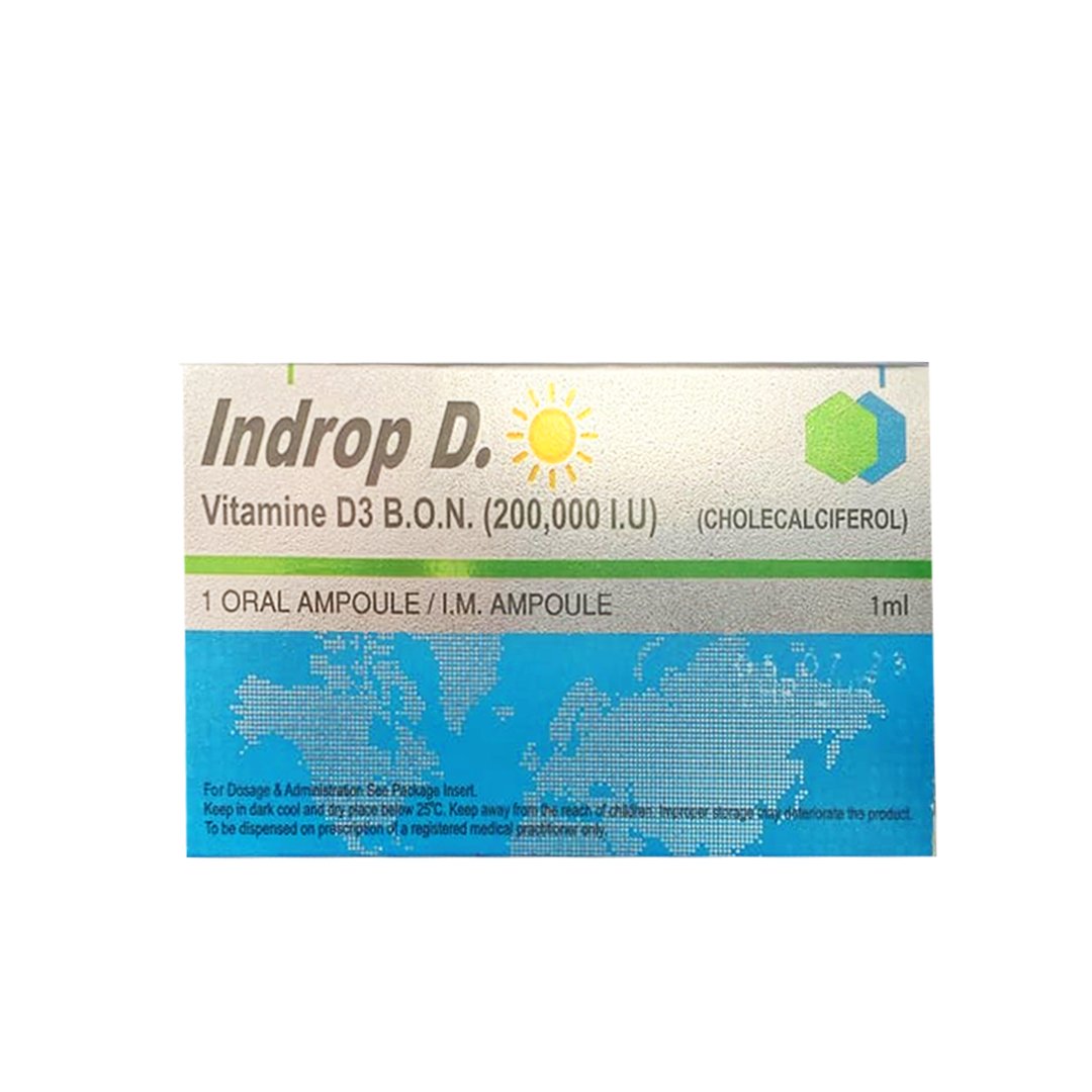 Buy Neutro Pharma Indrop D Ampoule Injection (Vitamin D3 200,000 IU