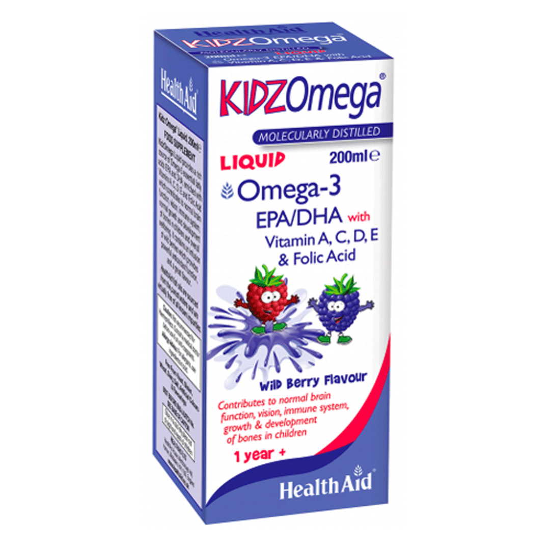 Buy HealthAid Kidz Omega Liquid Online for Children Health Online in