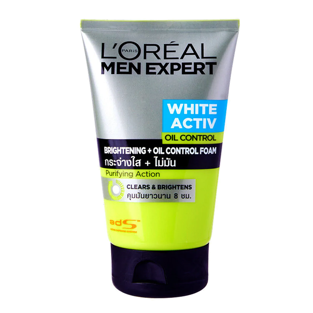 Buy L'Oreal Paris Men Expert White Active Oil Control Foam Face Wash