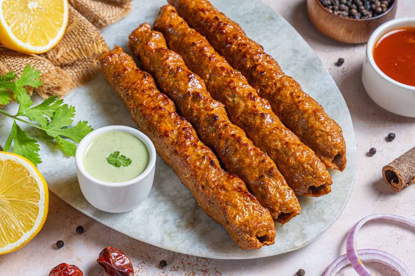 Mutton Seekh Kebab