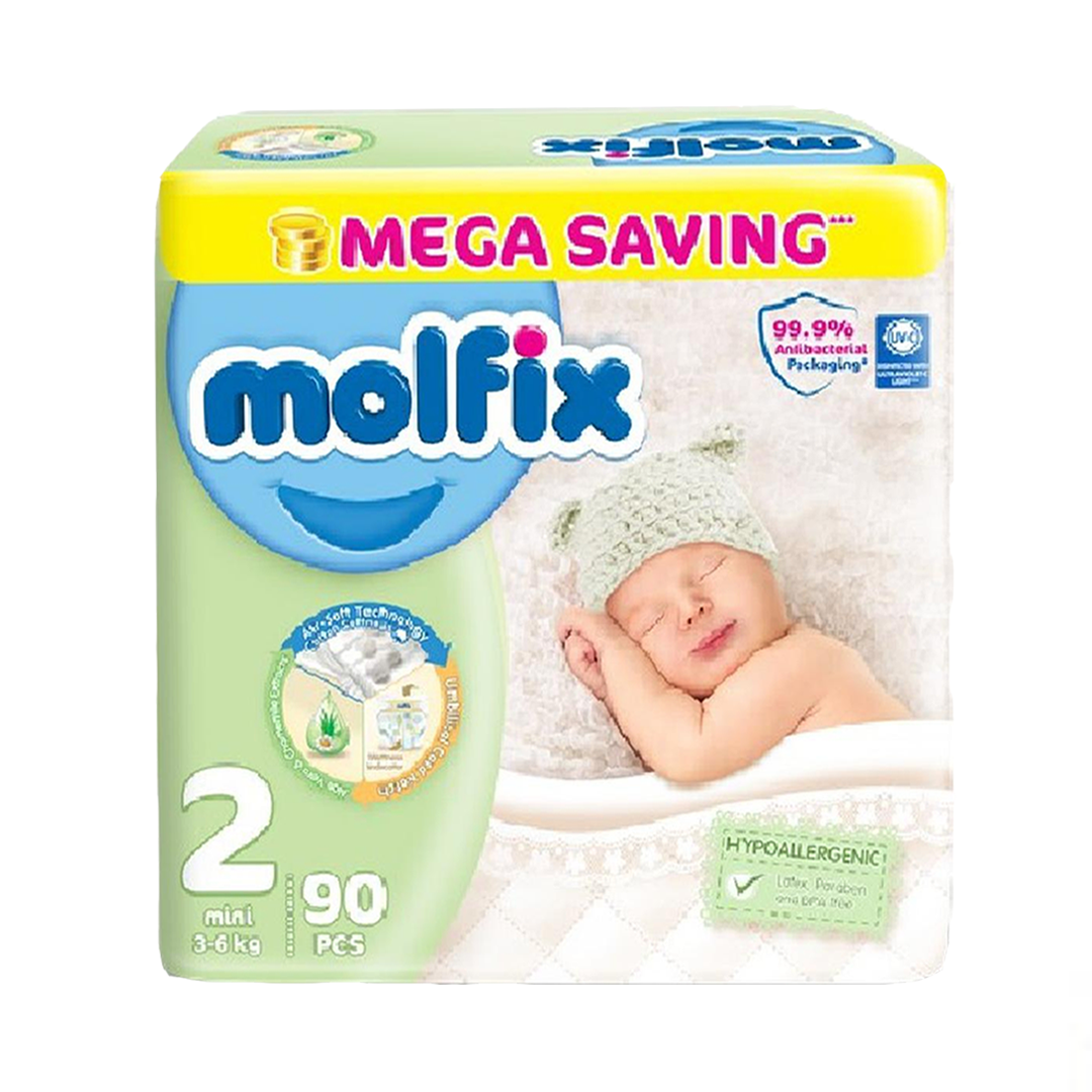 Buy Molfix Diapers Size 2 (Mini), 90 Ct Online in Pakistan | My Vitamin ...