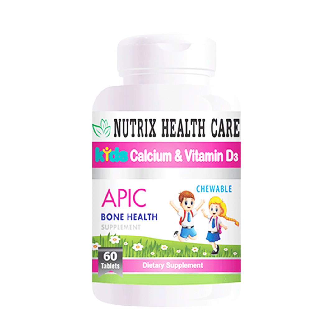 NHC APIC Kids Chewable Calcium & Vitamin D3, 60 Ct Online in Pakistan