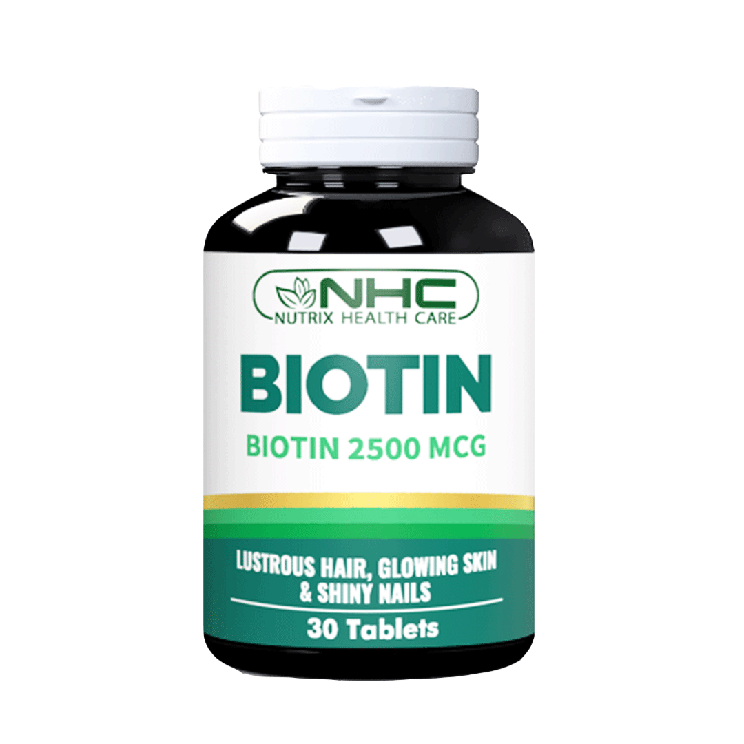 Buy NHC Biotin 2500 mcg, 30 Ct Online in Pakistan My Vitamin Store