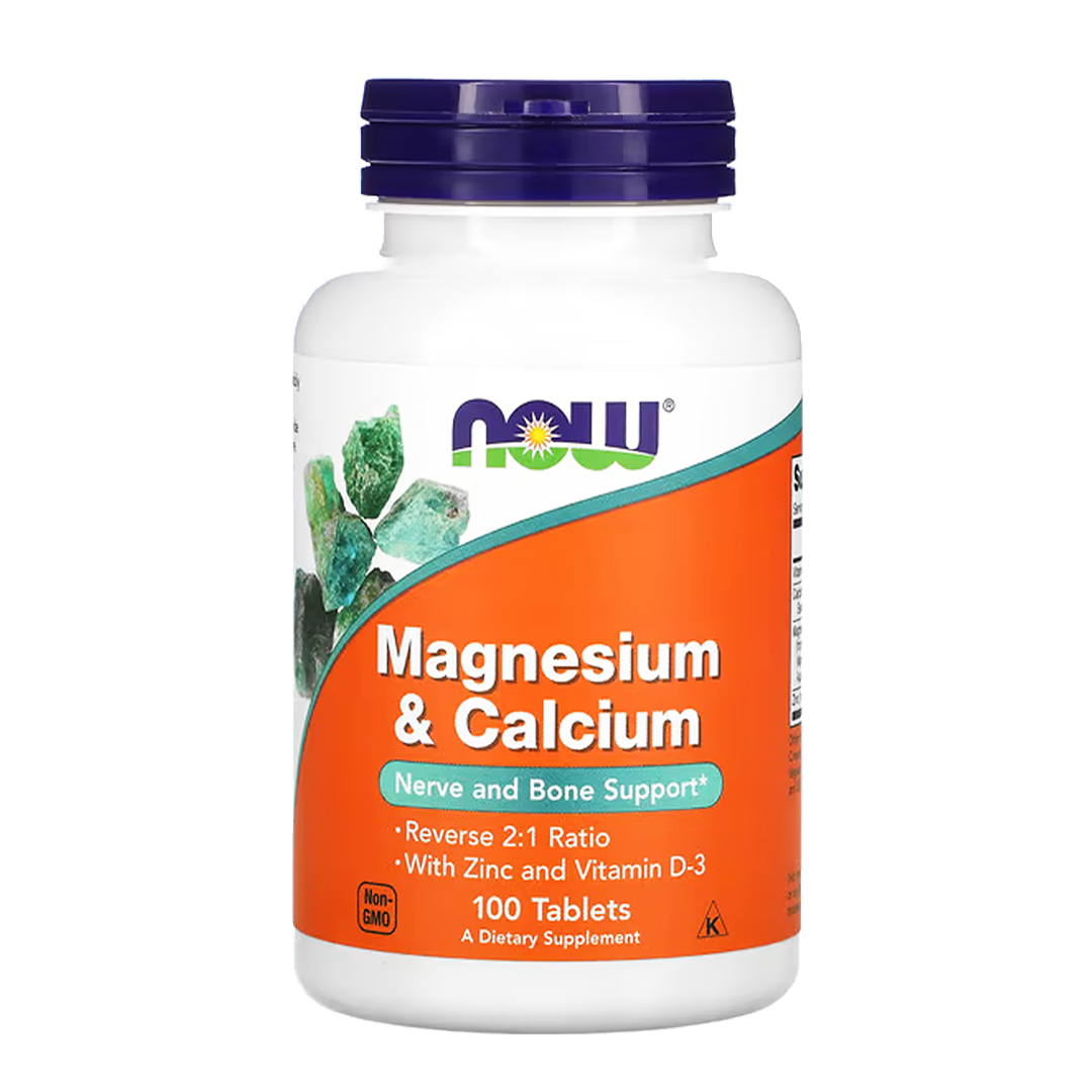 Buy NOW Magnesium & Calcium, 100 Ct online in Pakistan | My Vitamin ...