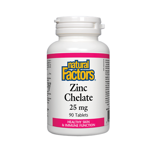 Buy Natural Factors Zinc Chelate 25mg online in Pakistan My Vitamin