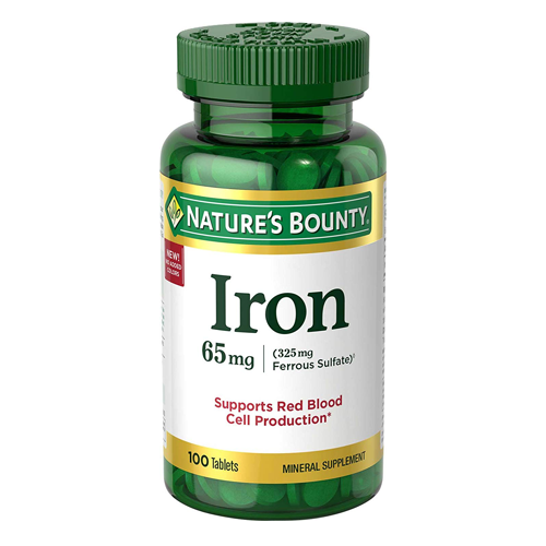 Buy Nature's Bounty Iron 65mg online in Pakistan My Vitamin Store