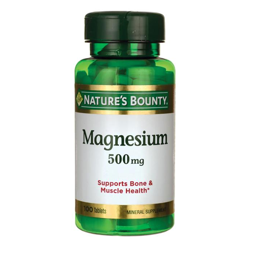 Buy Nature's Bounty Magnesium 500mg Online in Pakistan My Vitamin
