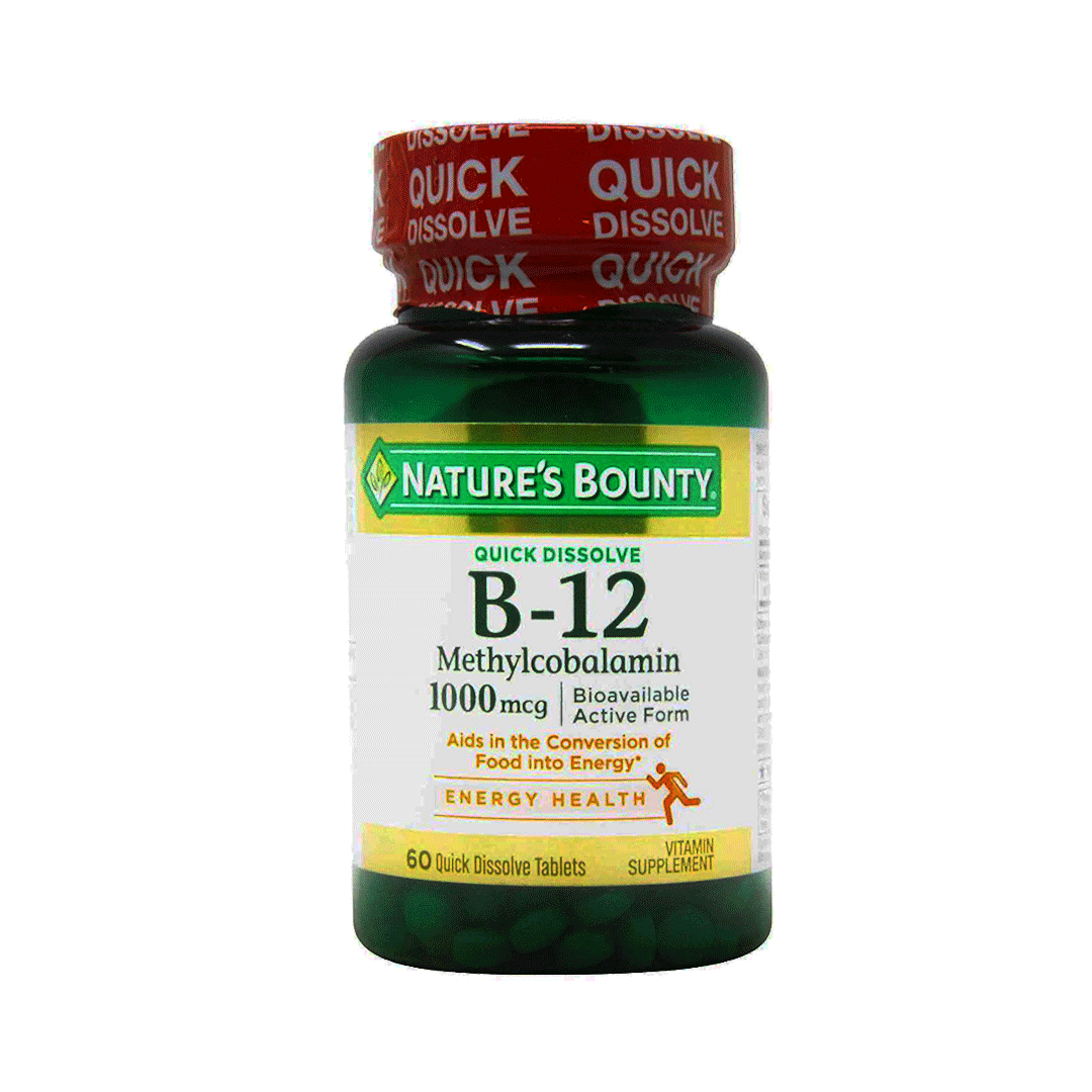 Buy Nature's Bounty Vitamin B12 Methylcobalamin, 1000mcg Online in