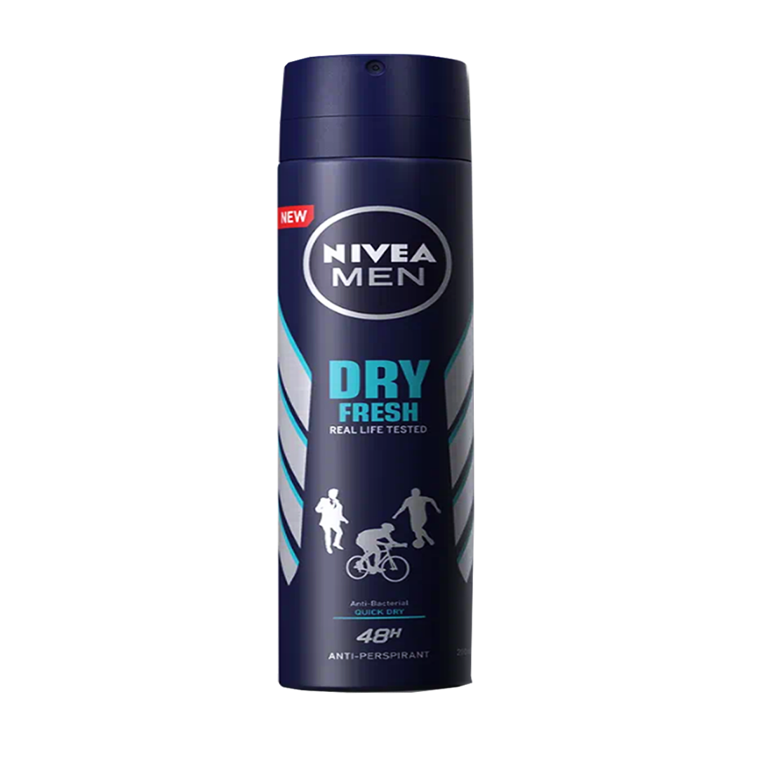 Buy Nivea Men Dry Fresh Quick Dry Body Spray, 150ml online in Pakistan
