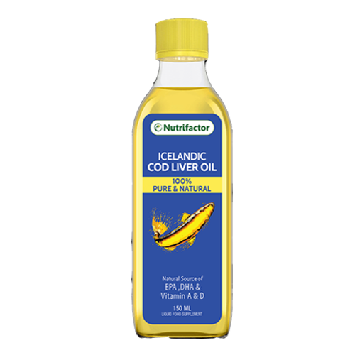 Buy Nutrifactor Icelandic Cod Liver Oil Online in Pakistan My Vitamin