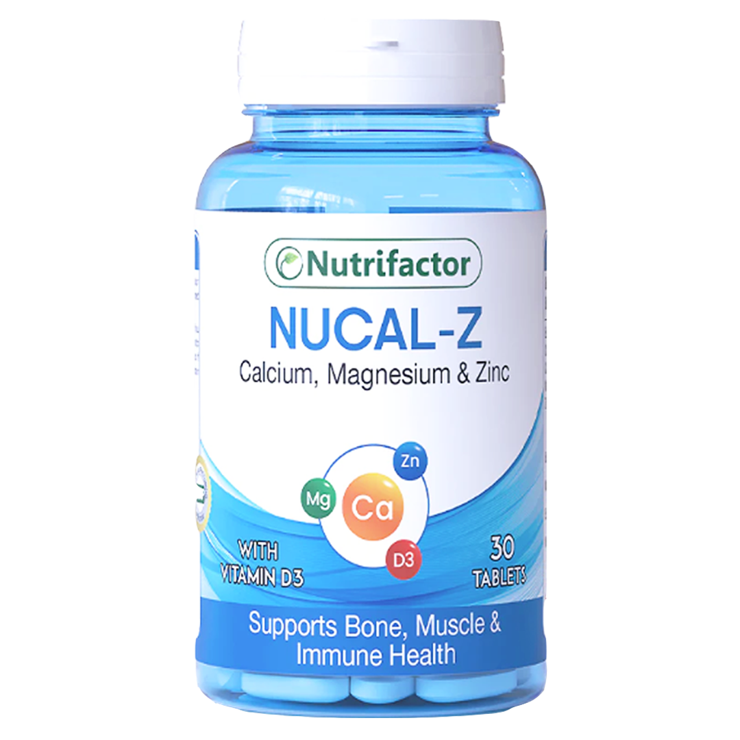 Buy Nutrifactor Nucal Z Calcium Magnesium & Zinc, 30 Ct for Bones