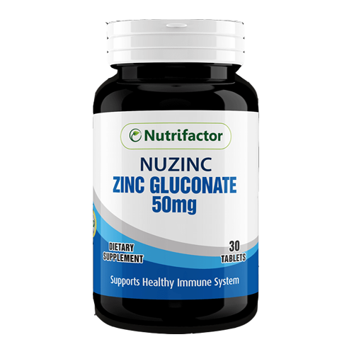 Buy Nutrifactor Nuzinc Zinc Gluconate 50mg Online in Pakistan My