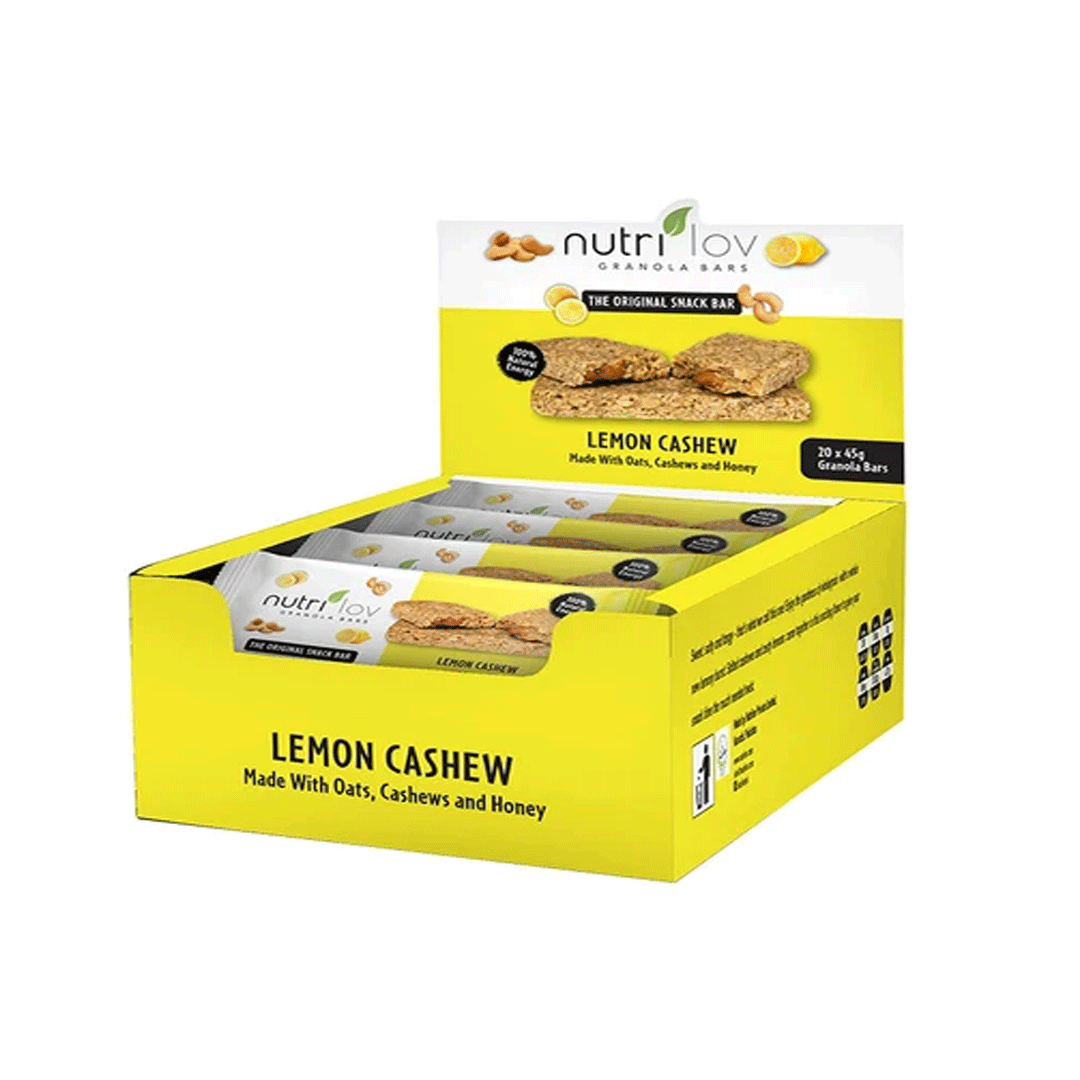Buy Nutrilov Lemon Cashew Granola Bar, 20 Ct online in Pakistan My