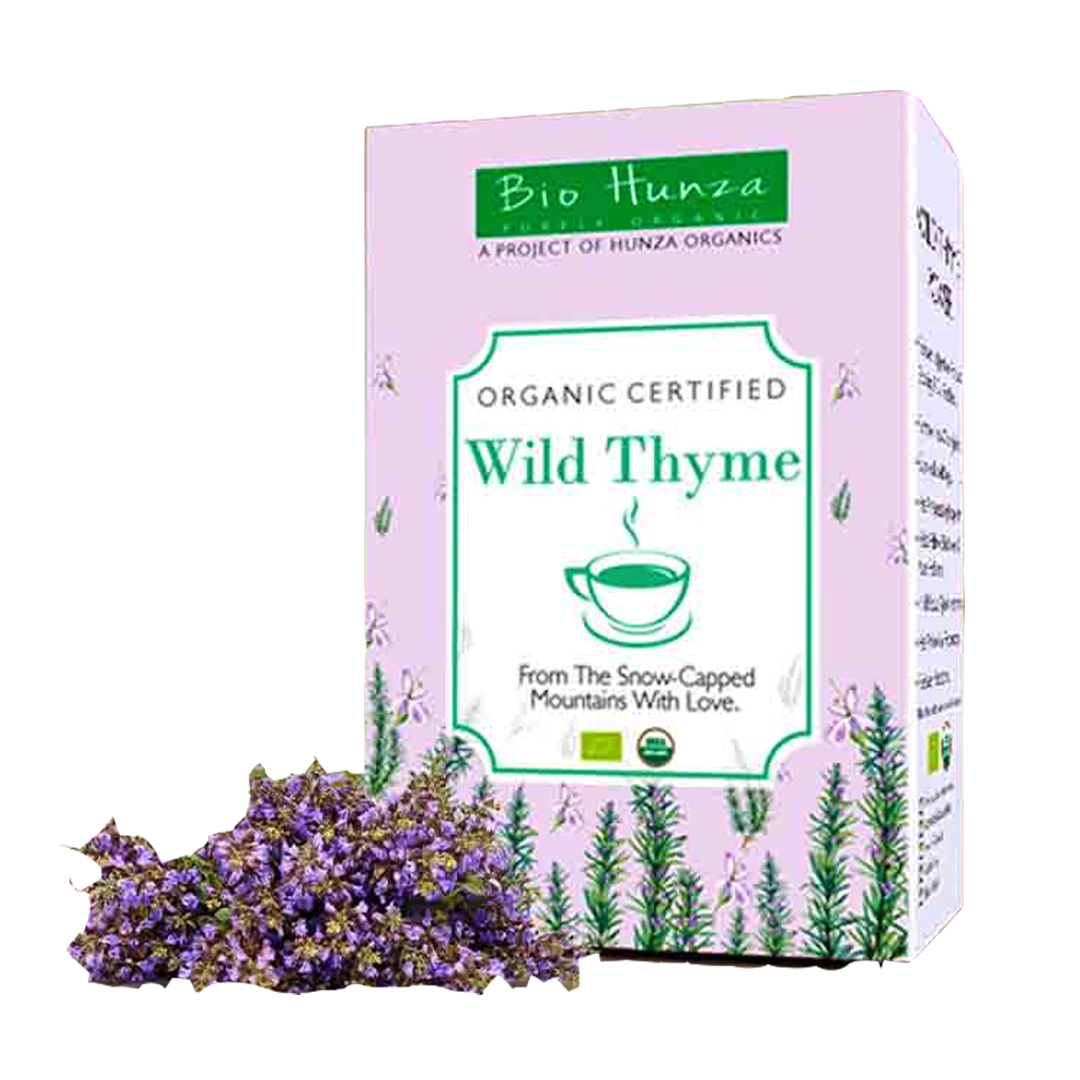Buy Wild Thyme Tea 1005 Organic by Bio Hunza Online in Pakistan My Vitamin Store Herbal Teas
