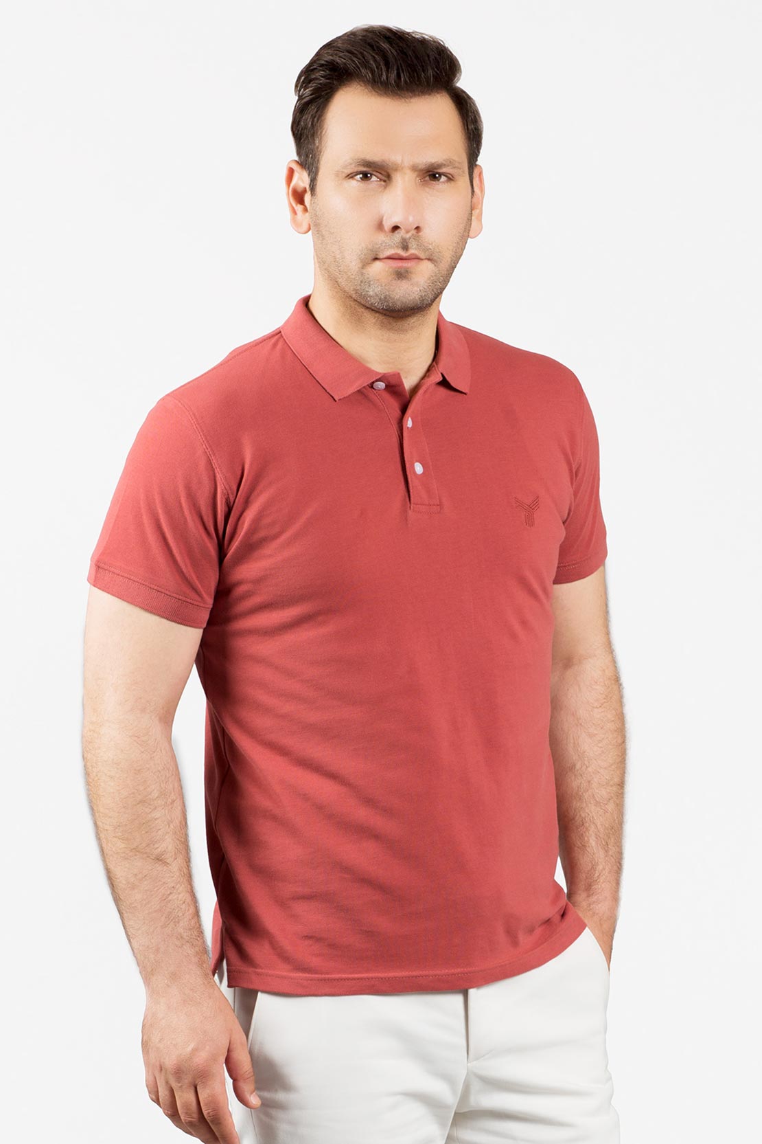 Peach clearance polo shirt