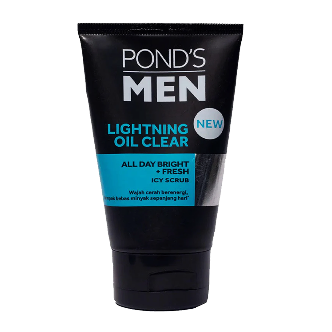 Buy Pond's Men Lightning Oil Clear Icy Scrub, 100g Online in Pakistan