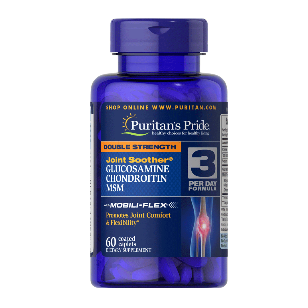 Buy Puritan's Pride Double Strength Glucosamine, Chondroitin & MSM, 60 ...