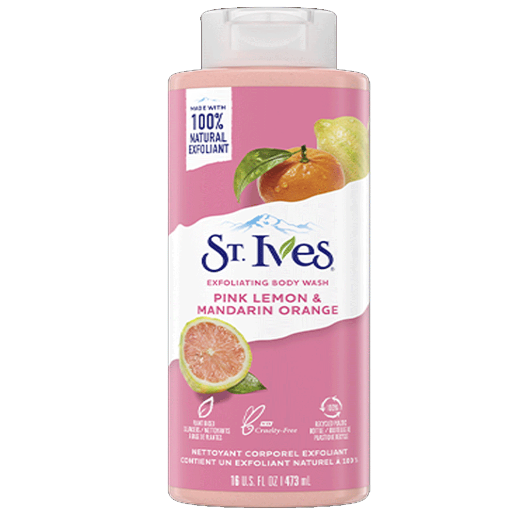 Buy St. Ives Pink Lemon & Mandarin Orange Exfoliating Body Wash, 473ml ...