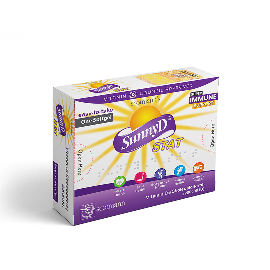 Scotmann SunnyD Stat Vitamin D3 200 000 IU 1 Ct Online In Pakistan 