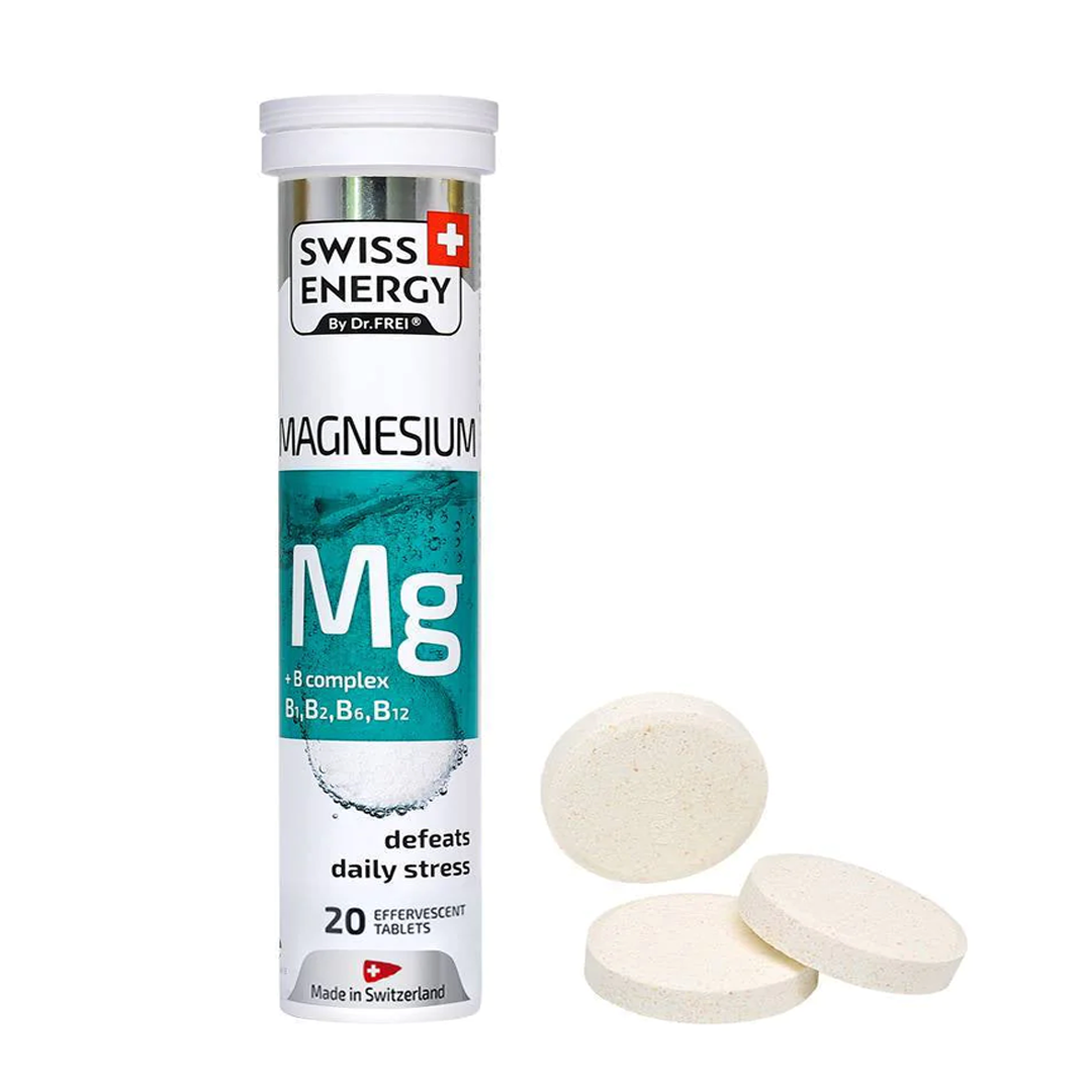 Buy Swiss Energy Magnesium Effervescent Tablets, 20 Ct Online in Pakistan My Vitamin Store