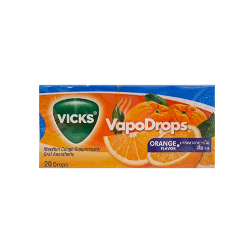 Buy Vicks VapoDrops Orange Flavor, 20 Drops online in Pakistan My