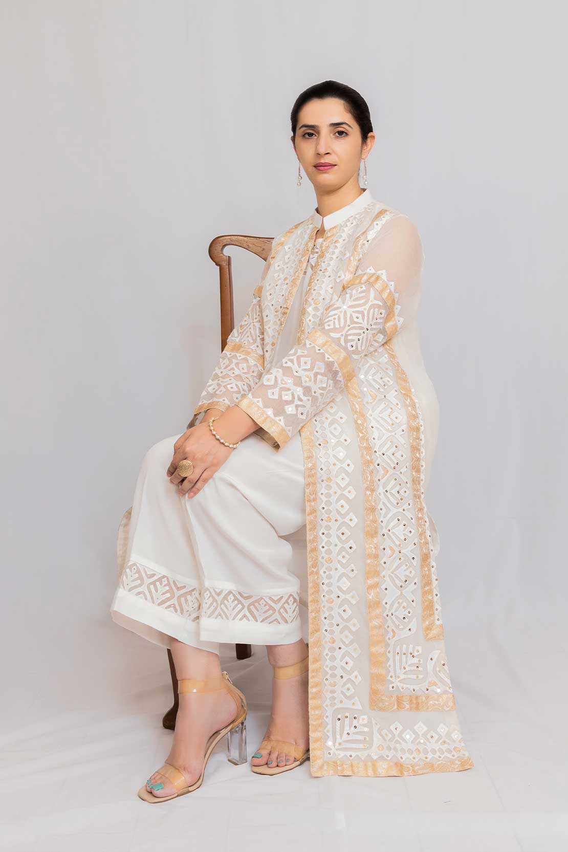 Applique Sindhi Cutwork Dresses Aplic Work Design 2018 Discount